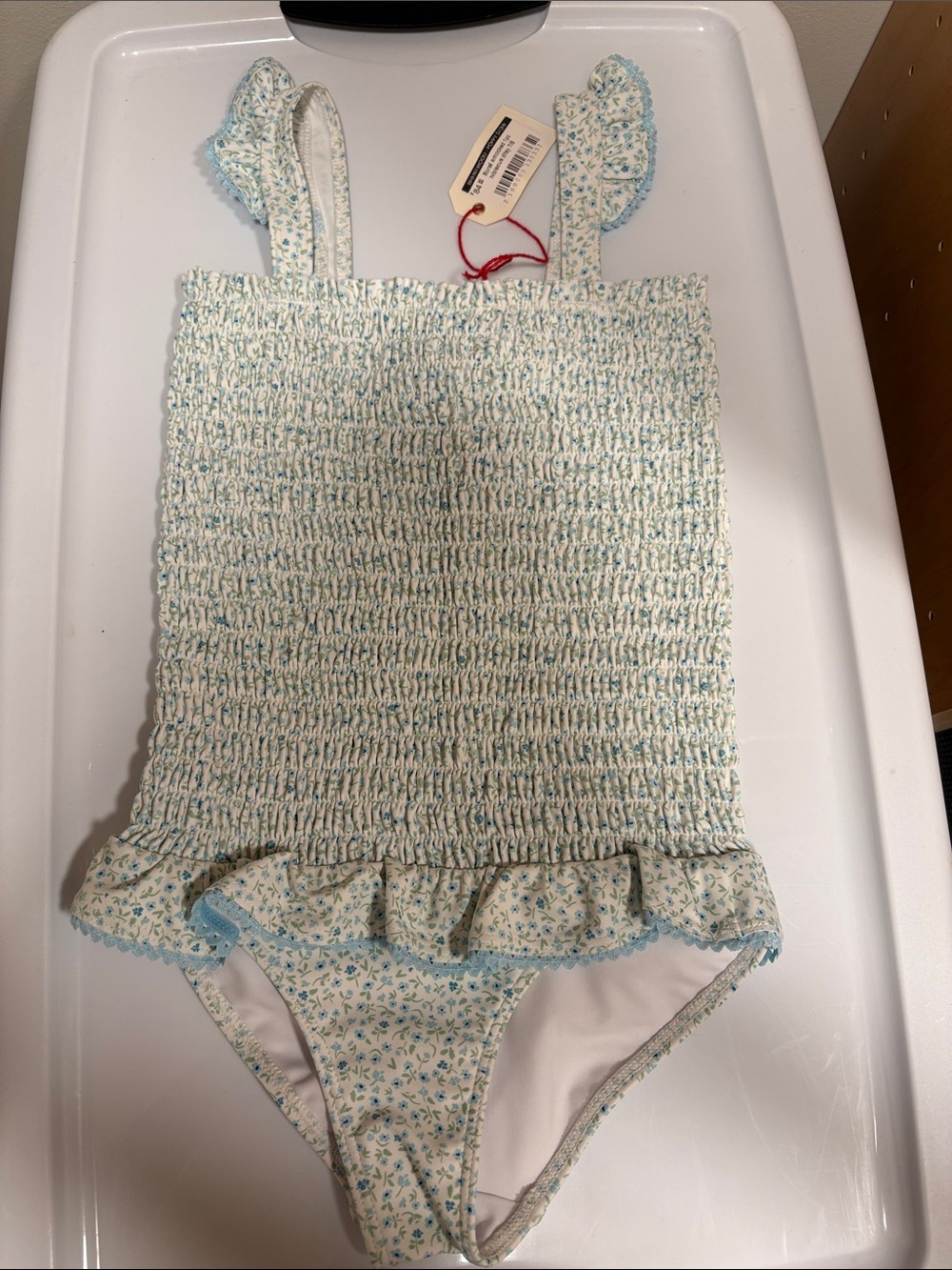 Minnow swimsuit- size 7/8- NWT